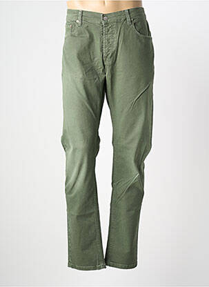 Blugi cu croială slim închidere cu nasturi pe față mărime normală verde SERGE BLANCO homme