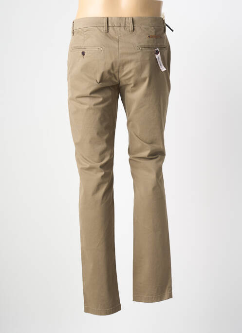 Pantalon chino țesătură poplin mărime normală verde TELERIA ZED homme