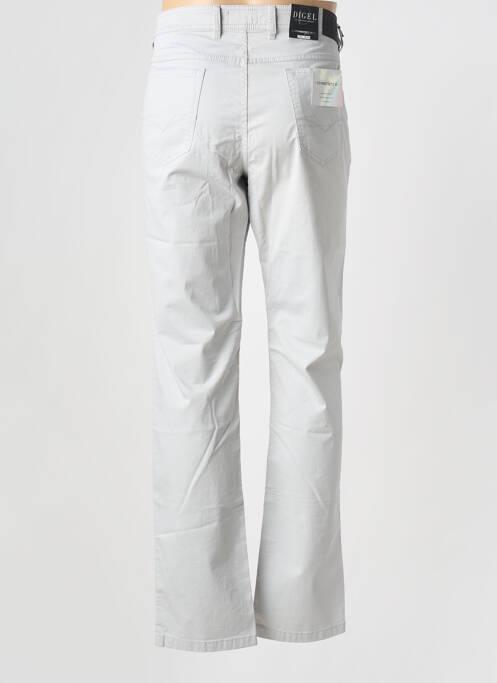 Pantalon slim elasticitate mărime normală gri DIGEL homme