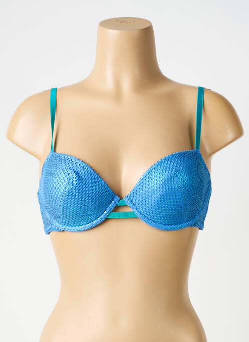 Sutien de costum de baie top sutien modelat top sutien modelat albastru CHARLOTT' femme