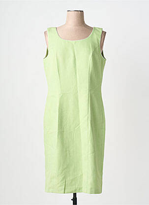 Rochie midi fără mâneci fără mâneci verde DAMART femeie