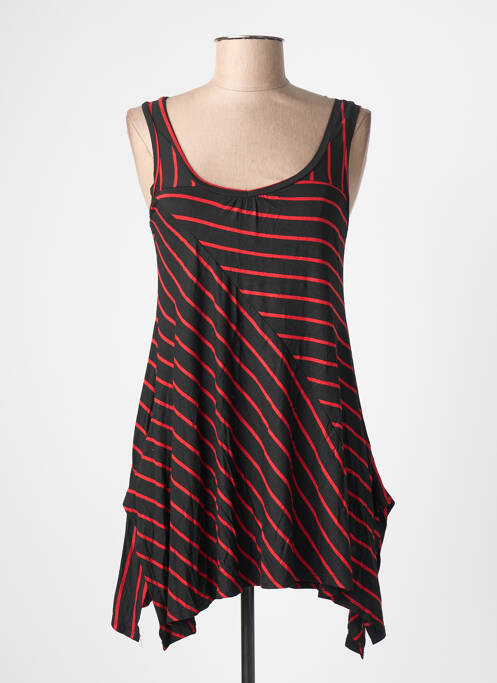 Tunică fără mâneci guler rotund negru GRAIN DE MALICE femme