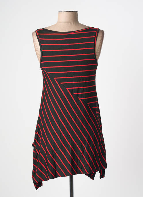 Tunică fără mâneci guler rotund negru GRAIN DE MALICE femme