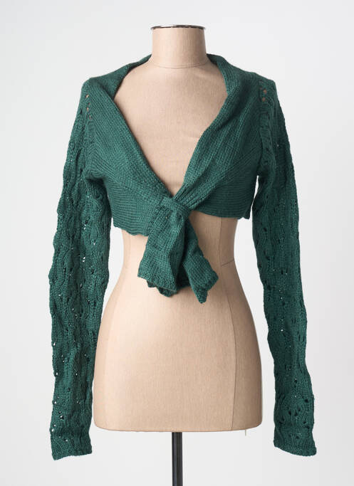 Bolero mâneci lungi verde GRAIN DE MALICE femme