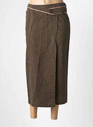 Fustă lungă maro AQUARELLE femeie
