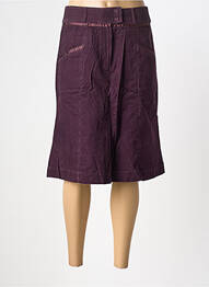 Fustă midi croială evazată violet PHILDAR femme