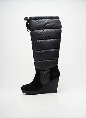 Cizme țesătură satinată toc de 7 la 9 cm negru CALVIN KLEIN femeie