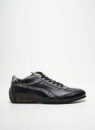 Adidași țesătură satinată vârf rotund negru BUNKER bărbat