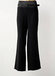 Pantalon evazat talie cu cleme talie înaltă negru PHILDAR femeie