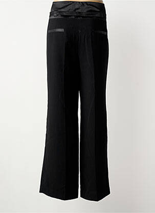 Pantalon evazat talie cu cleme talie înaltă negru PHILDAR femeie