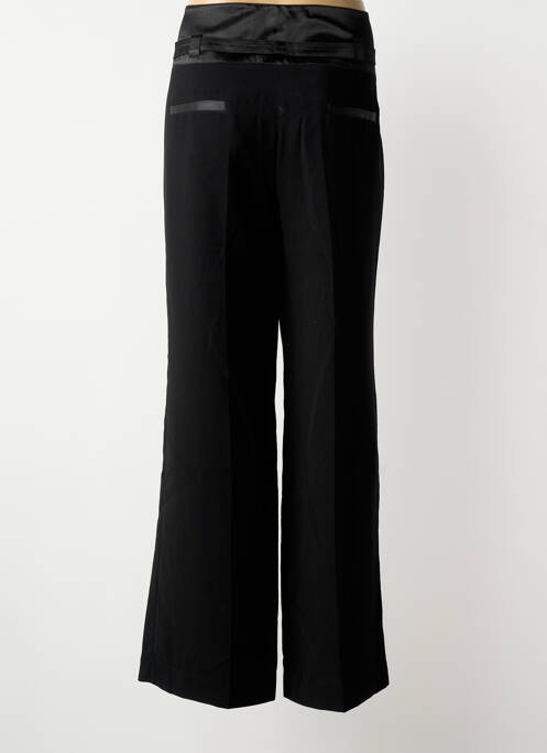 Pantalon evazat talie cu cleme talie înaltă negru PHILDAR femme