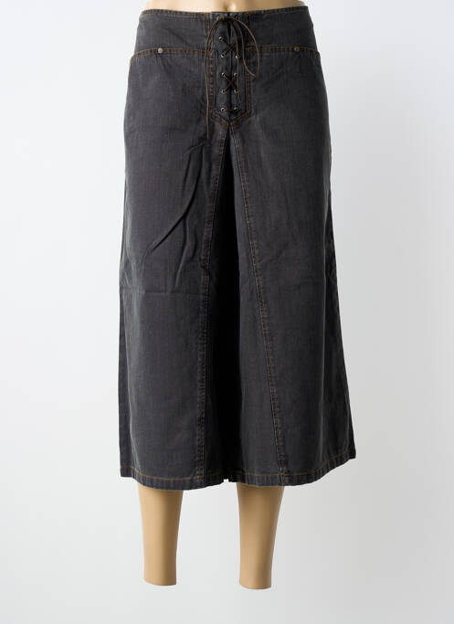 Pantalon trei sferturi elasticitate mărime normală gri AQUARELLE femme