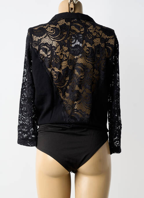 Body de lenjerie broderie negru CHARLOTT' femme
