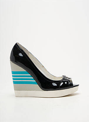 Pantofi cu toc material neted toc înalt de 10cm și mai mult negru GUESS femeie