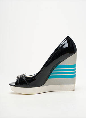 Pantofi cu toc material neted toc înalt de 10cm și mai mult negru GUESS femeie