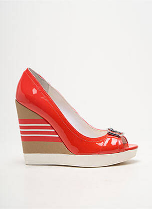 Pantofi cu toc portocaliu GUESS femeie