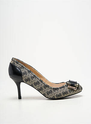 Pantofi cu toc negru GUESS femeie