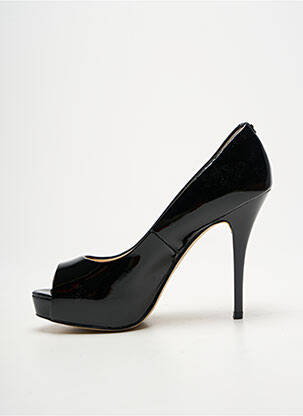 Pantofi cu toc material neted toc înalt de 10cm și mai mult negru GUESS femeie