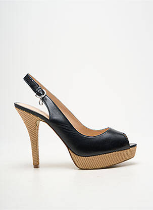 Pantofi cu toc negru GUESS femeie