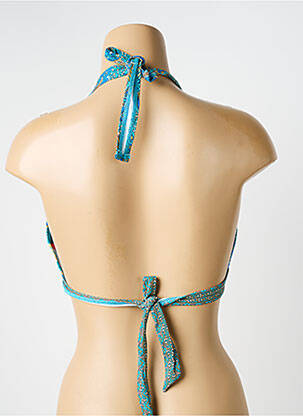 Sutien de costum de baie elasticitate top sutien modelat albastru LAGON BLEU femeie
