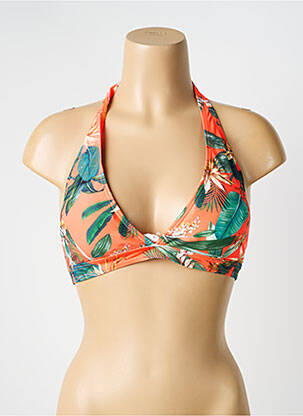 Sutien de costum de baie elasticitate top sutien modelat portocaliu LAGON BLEU femme