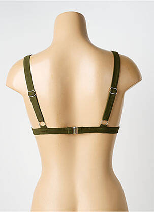 Sutien de costum de baie elasticitate sutien cupe întregi cu decolteu înalt verde VERY ZEN femeie