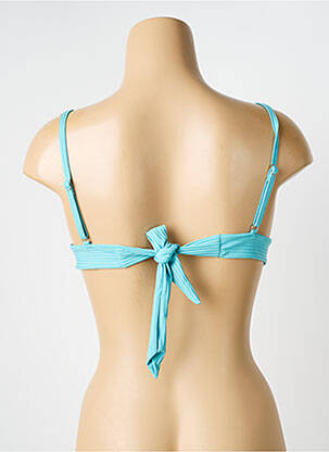 Sutien de costum de baie elasticitate top sutien modelat albastru HIBIKINI femeie