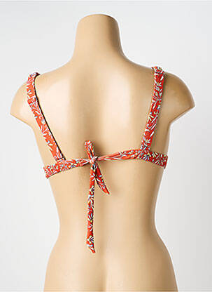 Sutien de costum de baie elasticitate top sutien modelat portocaliu VIOLETTA femeie