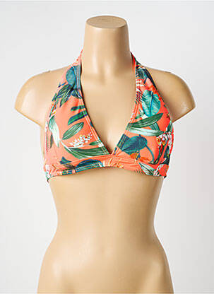 Sutien de costum de baie elasticitate top sutien modelat portocaliu LAGON BLEU femme