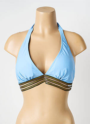 Sutien de costum de baie elasticitate top sutien modelat albastru MERMAID femeie