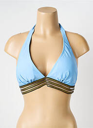 Sutien de costum de baie elasticitate top sutien modelat albastru MERMAID femme