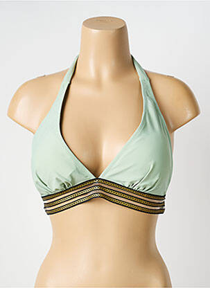 Sutien de costum de baie elasticitate top sutien modelat verde MERMAID femeie