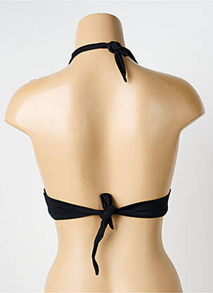 Sutien de costum de baie elasticitate top sutien modelat negru POWER FLOWER femeie