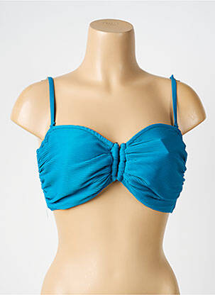 Sutien de costum de baie elasticitate top bentiță albastru LAGON BLEU femeie