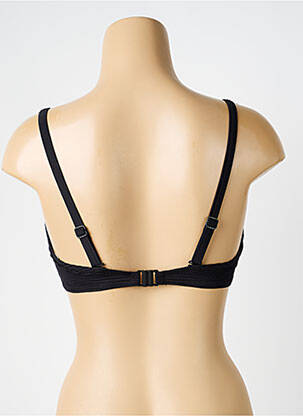 Sutien de costum de baie elasticitate top bentiță negru LAGON BLEU femeie