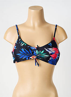 Sutien de costum de baie elasticitate sutiene negru HIBIKINI femeie