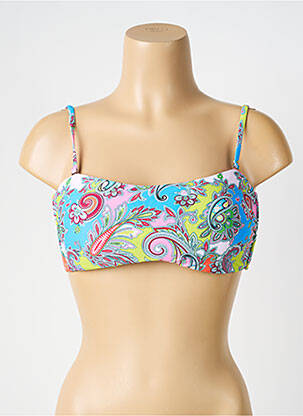 Sutien de costum de baie elasticitate top sutien modelat albastru MERMAID femeie