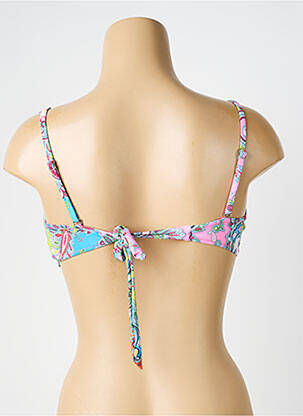 Sutien de costum de baie elasticitate top sutien modelat albastru MERMAID femeie