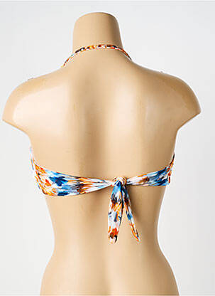 Sutien de costum de baie elasticitate top sutien modelat albastru POWER FLOWER femeie