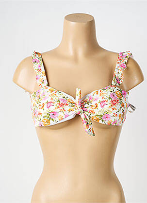 Sutien de costum de baie elasticitate top sutien modelat alb SWEET SECRET femeie
