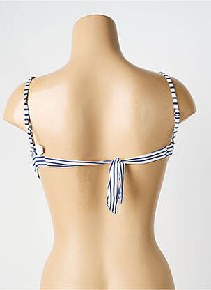 Sutien de costum de baie elasticitate sutien balconet cu decolteu înalt alb NEUFRED femeie