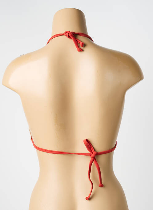 Sutien de costum de baie elasticitate top triunghiuri portocaliu LAGON BLEU femme