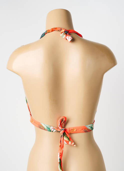 Sutien de costum de baie elasticitate top sutien modelat portocaliu LAGON BLEU femme