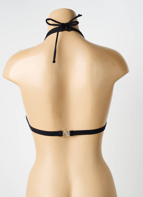 Sutien de costum de baie elasticitate top triunghiuri negru LAGON BLEU femme