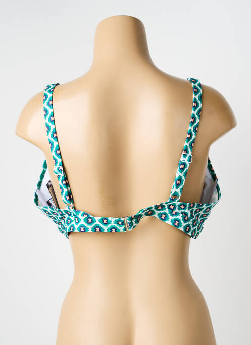 Sutien de costum de baie elasticitate top sutien modelat verde LAGON BLEU femme