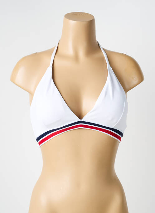 Sutien de costum de baie elasticitate top sutien modelat alb LAGON BLEU femme