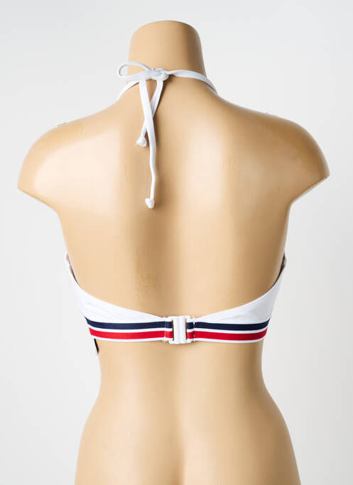 Sutien de costum de baie elasticitate top sutien modelat alb LAGON BLEU femme