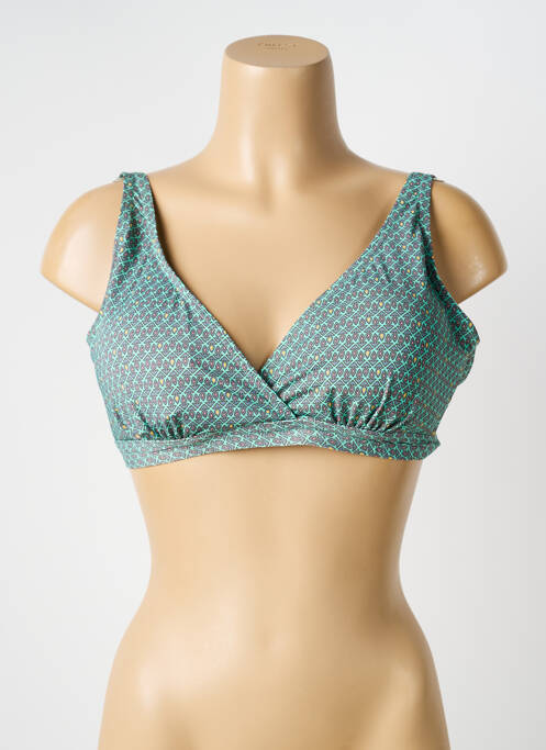 Sutien de costum de baie elasticitate top sutien modelat verde LAGON BLEU femme