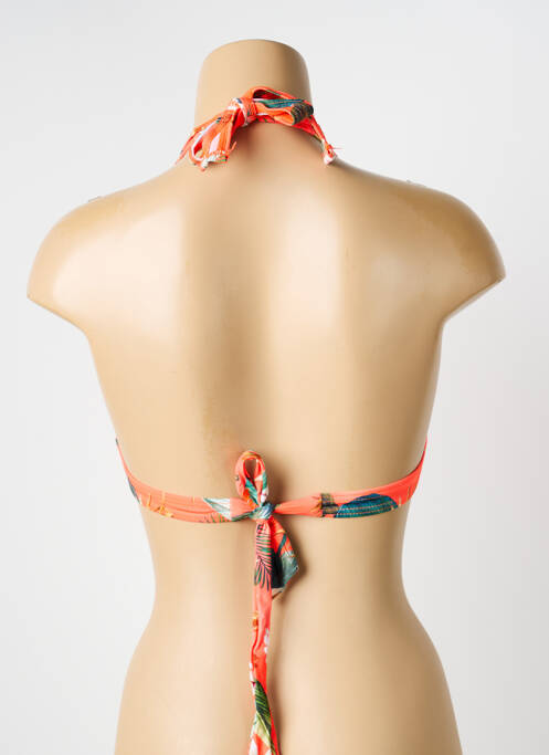 Sutien de costum de baie elasticitate top sutien modelat portocaliu LAGON BLEU femme