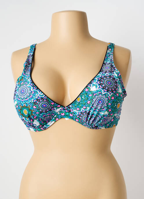 Sutien de costum de baie elasticitate top sutien modelat albastru VERY ZEN femme